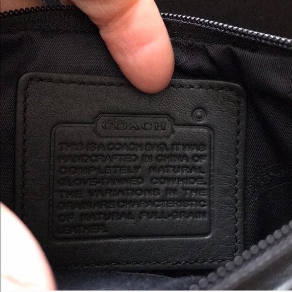 Coach Black Leather Wristlet - Picture 5 of 5